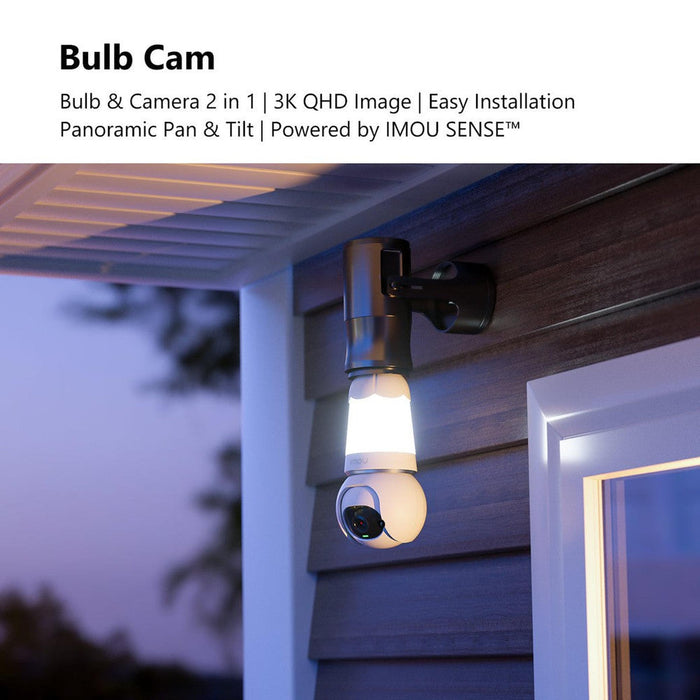 Imou - Ampoule caméra Wifi 3MP 360 degrés