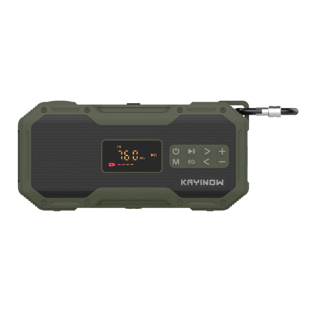 Radio FM solaire multifonctions, enceinte Bluetooth, batterie externe 5000mah