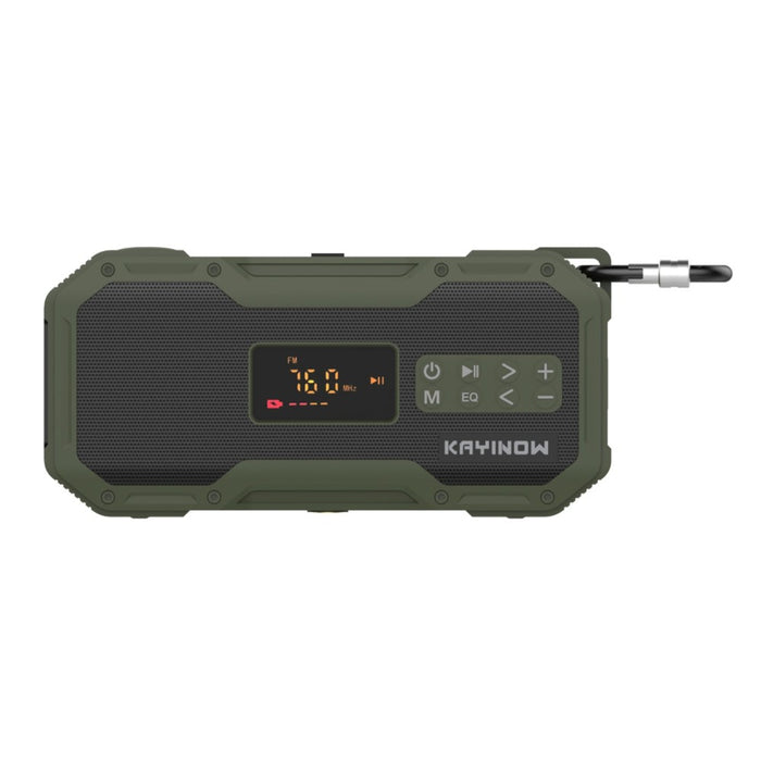 Radio FM solaire multifonctions, enceinte Bluetooth, batterie externe 5000mah