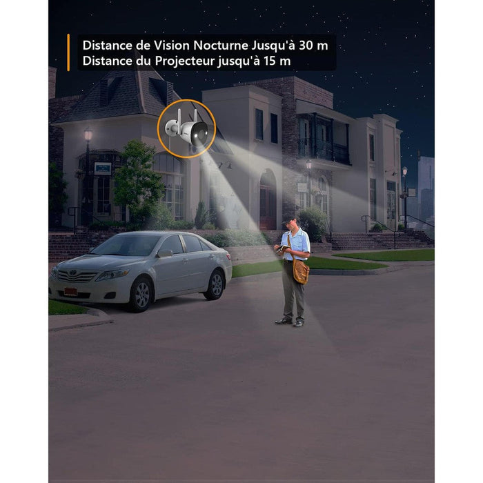 Caméra Wifi Bullet 3 - 5MP avec spot LED