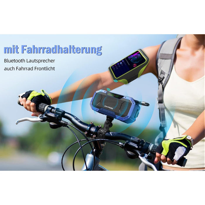 Radio FM solaire multifonctions, enceinte Bluetooth, batterie externe 5000mah