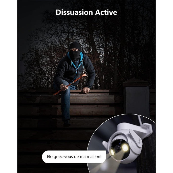 Imou - Caméra Wifi Cruiser 2 - 3MP 360° (IPC-GS7EP-3M0WE)