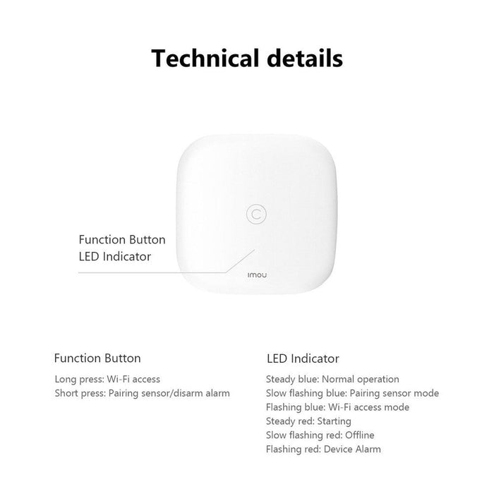 Imou - Centrale d'alarme connectée