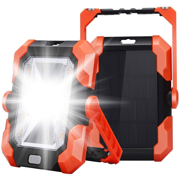 Projecteur solaire 350lm rechargeable et portable tout-en-un