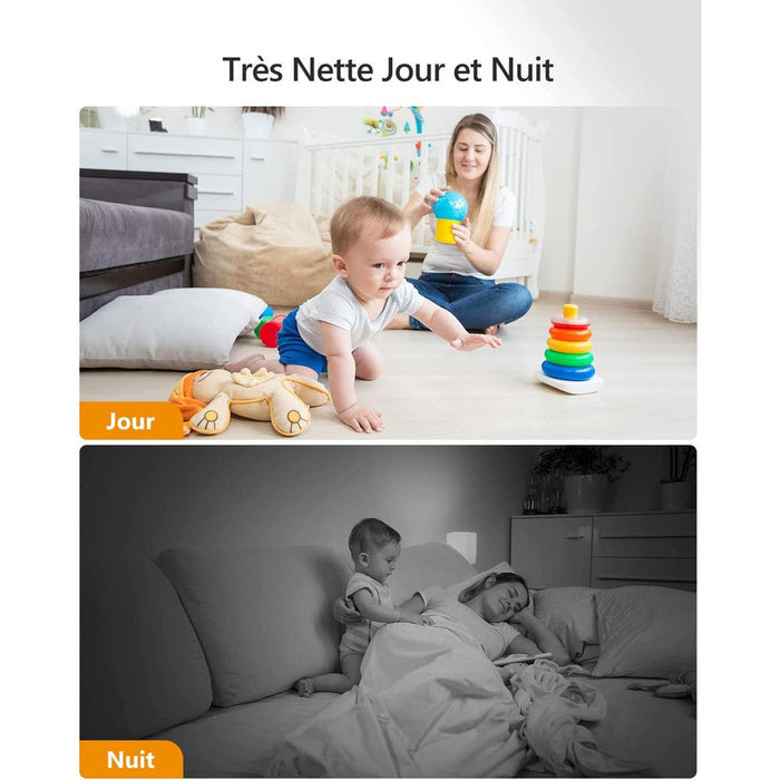 Imou - Caméra Wifi Rex 3D 3MP 360° avec suivi de mouvement automatique