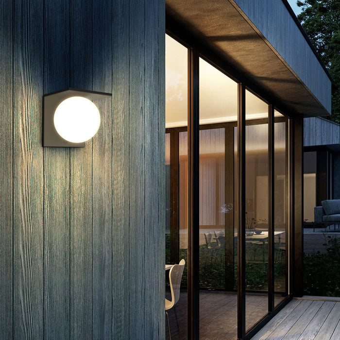 Applique LED solaire boule 1000lm