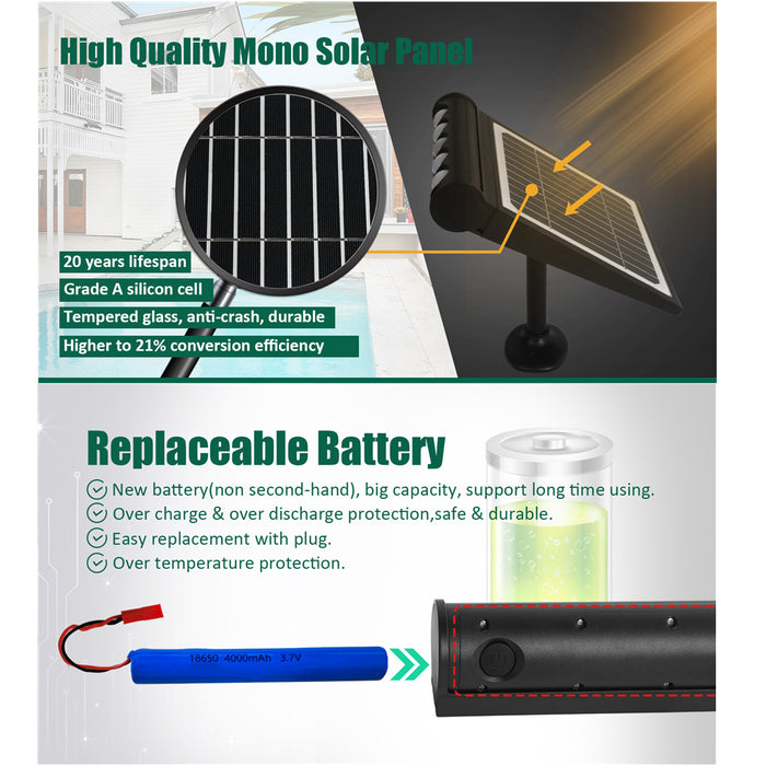 Spot solaire multi-fonctions 950lm