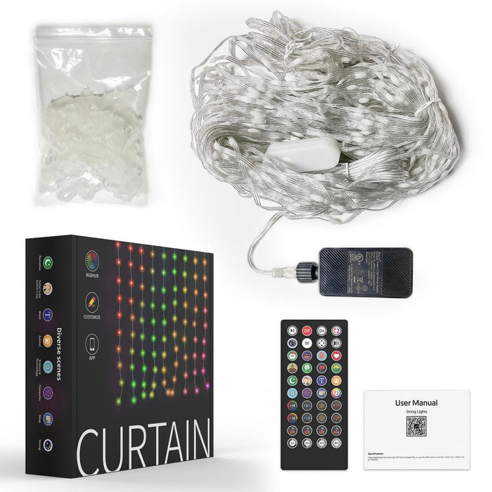 Rideau LED personnalisable connectée (Bluetooth)