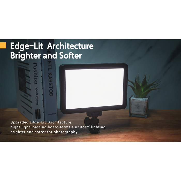 Ulanzi VL108 - Projecteur LED Blanc 3200K-5500K rechargeable et dimmable