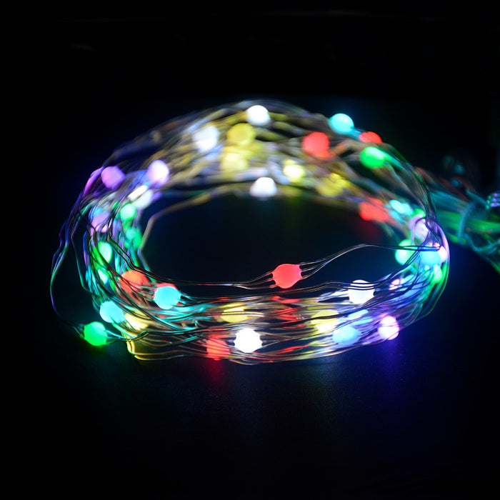 Guirlande LED flexible multicolore connectée (Bluetooth) 5 mètres / 10 mètres