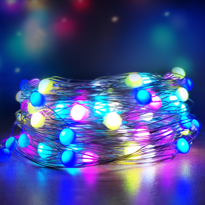Guirlande LED flexible multicolore connectée (Bluetooth) 5 mètres / 10 mètres