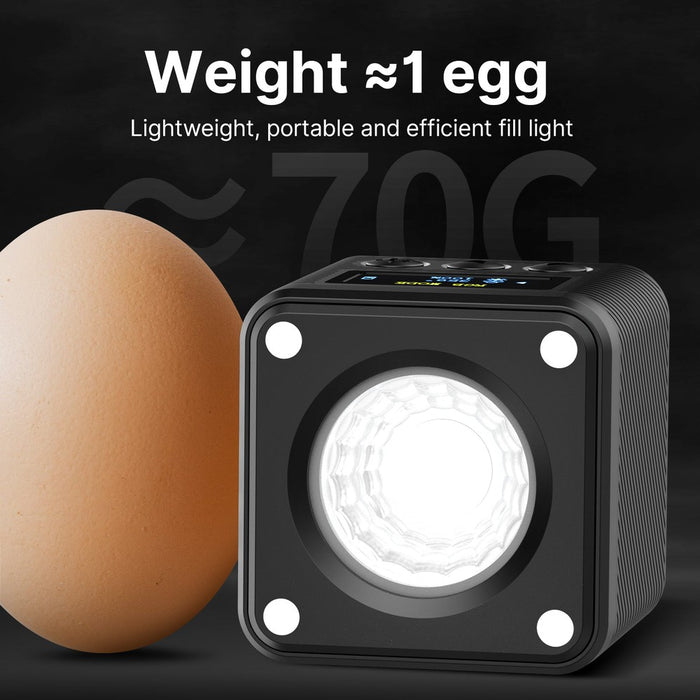 Ulanzi L2RGB - Projecteur LED multicolore rechargeable, magnétique