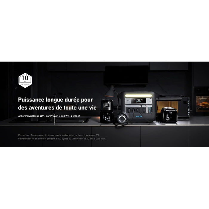 Anker 767 - Générateur Solaire Portable 2300W / 2048Wh