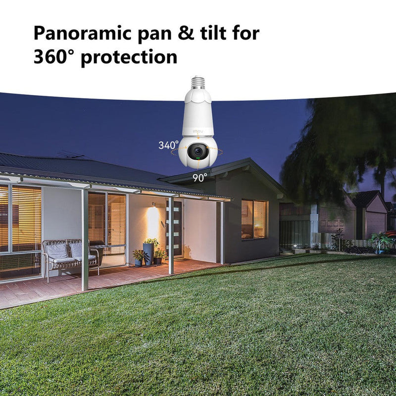 Imou - Ampoule caméra Wifi 3MP 360 degrés-Tektek