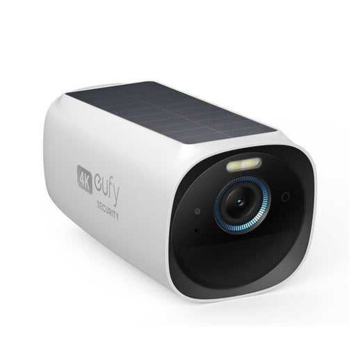 Eufy Cam3 S330 -  Caméra Solaire 4K WIFI , Panneau Solaire Intégré, Vision Nocturne Couleur, Nécessite HomeBase 3