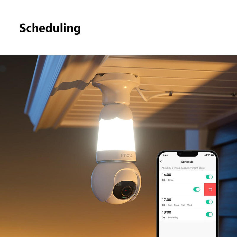 Imou - Ampoule caméra Wifi 3MP 360 degrés-Tektek