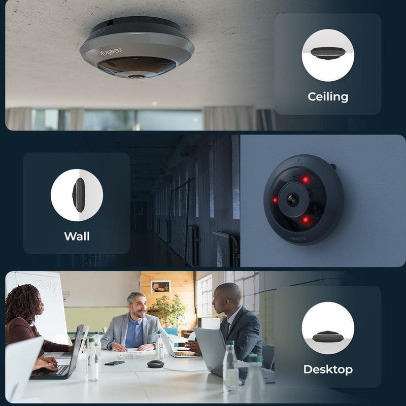 Caméra plafonnier Wifi 360 degrés - Reolink FE-W-Tektek
