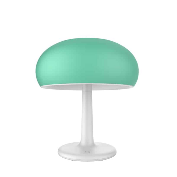 Lampe de table solaire verte