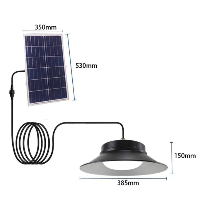 Cloche solaire 100W avec télécommande