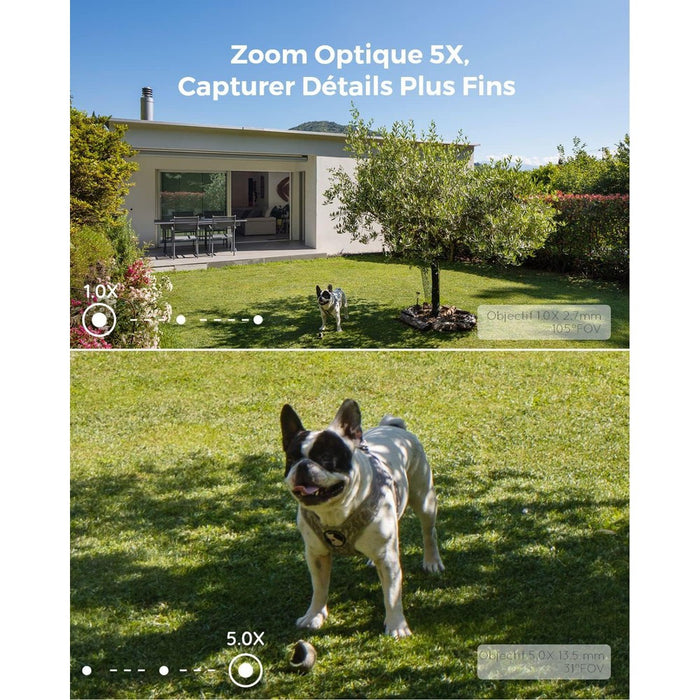 Reolink RLC-811A - Caméra POE étanche 8MP, zoom optique