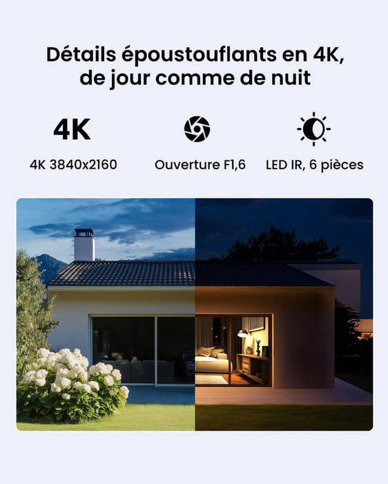 Reolink Lumus Pro 4K Caméra Surveillance WiFi Extérieure