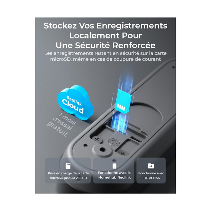 Reolink - Visiophone Wifi connecté sur batterie