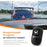 70mai - Caméra embarquée rotative 360°, mode stationnement 24h/24, détection de mouvement, vision nocturne