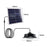 Cloche solaire 80W avec télécommande