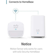 Eufy - Détecteur de mouvement avec alarme - Nécessite Eufy HomeBase-Tektek