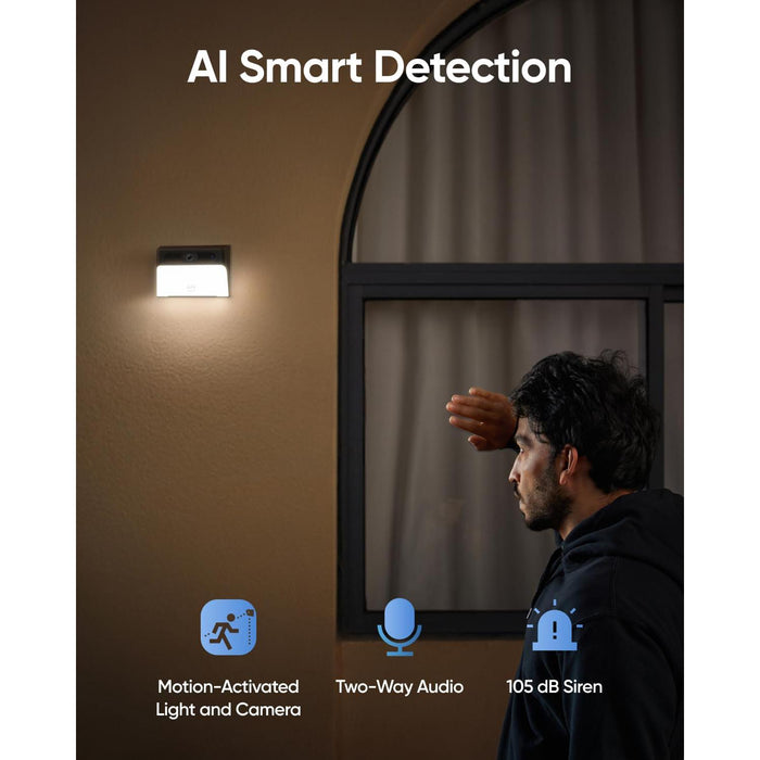 Eufy S120 - Lampe solaire caméra Wifi extérieure