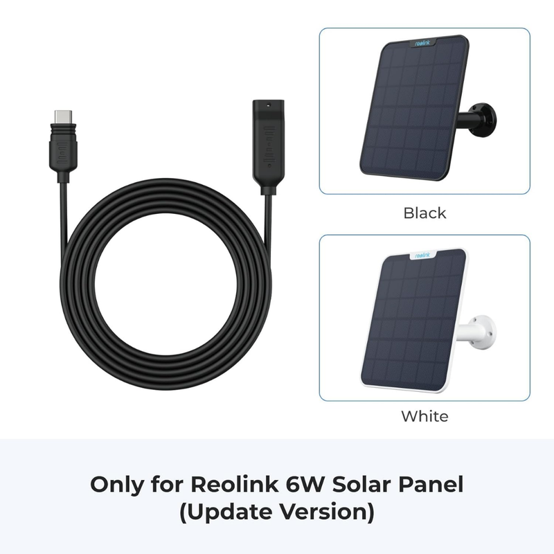 Reolink-ext type-C 4.5m blanc & noir