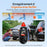 70mai Omni X800-2 - Caméra embarquée rotative 360° + Caméra arrière, mode stationnement 24h/24, détection de mouvement, vision nocturne