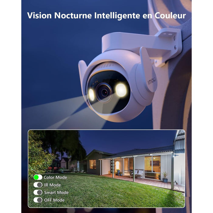 Imou - Caméra Wifi Cruiser 2 - 3MP 360° (IPC-GS7EP-3M0WE)