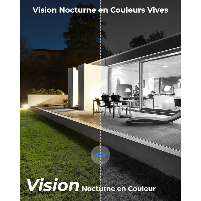 Reolink E1 outdoor - Caméra Wifi 5MP 360° avec suivi automatique - Détection intelligente