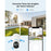 Reolink Argus PT 2024 - Caméra solaire Wifi 5MP 360° avec carte SD Kingston 32Go inclus - Détection intelligente - Projecteur LED
