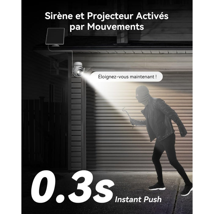 Imou Cell PT 4G - Caméra solaire 3MP 4G