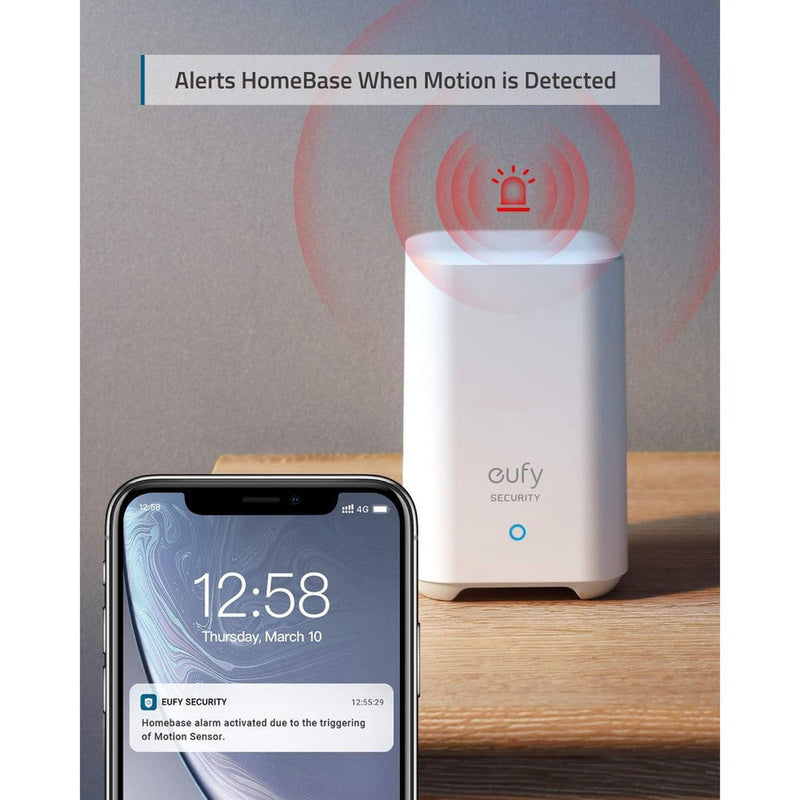 Eufy - Détecteur de mouvement avec alarme - Nécessite Eufy HomeBase-Tektek