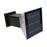 Borne solaire carrée 26cm 500lm Blanc froid 6000K