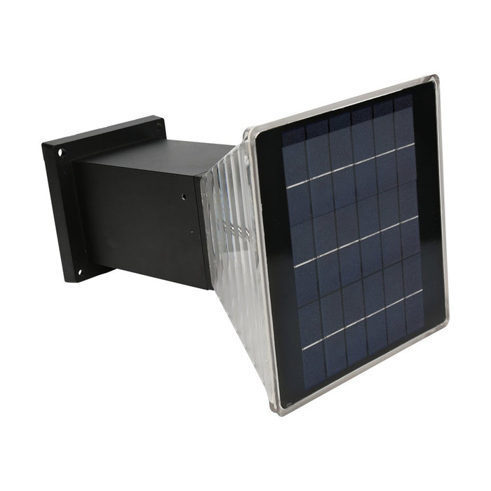 Borne solaire carrée 26cm 500lm Blanc froid 6000K
