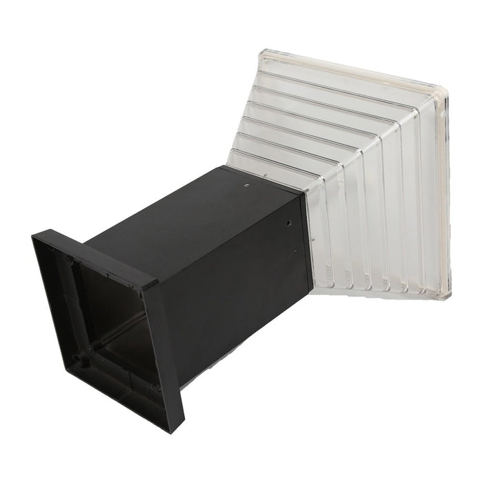 Borne solaire carrée 26cm 500lm Blanc froid 6000K