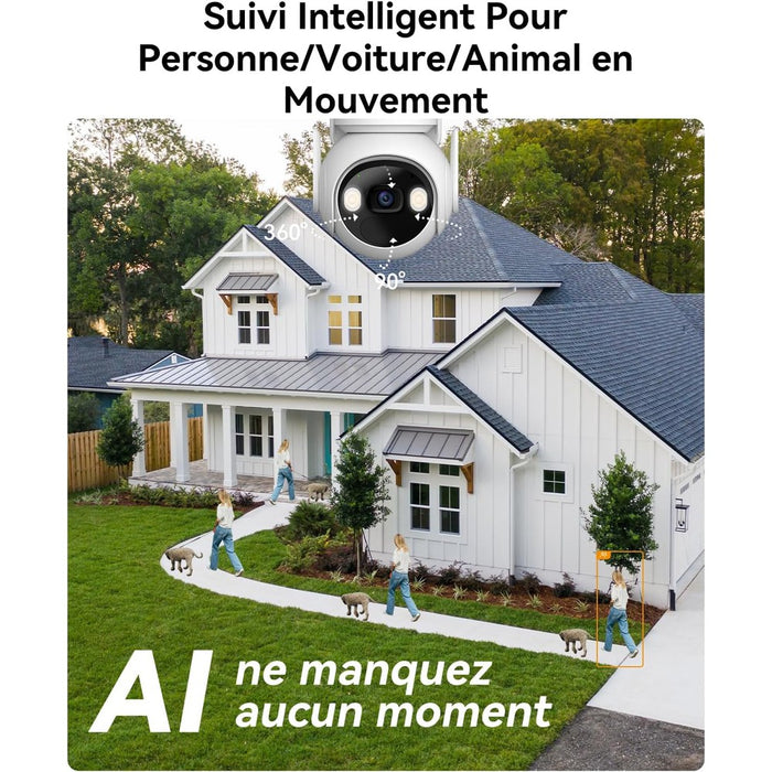 Imou Cell PT 4G - Caméra solaire 3MP 4G