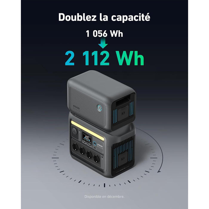 Anker SOLIX C1000 - Générateur Solaire Portable 1800W / 1056Wh