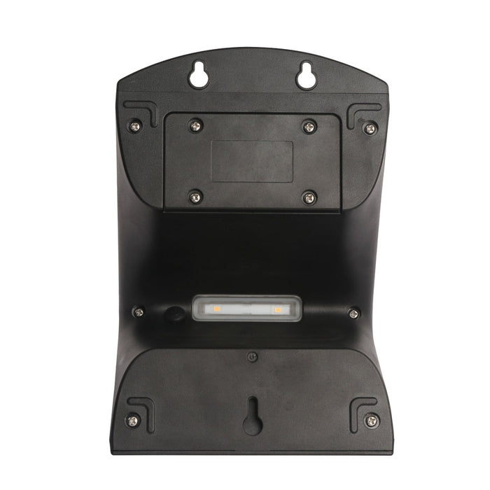 Applique LED solaire d’extérieur, 2 modes d’éclairage, détecteur de mouvement (Noir)