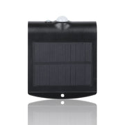 Applique LED solaire d’extérieur, 2 modes d’éclairage, détecteur de mouvement (Noir)