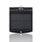 Applique LED solaire d’extérieur, 2 modes d’éclairage, détecteur de mouvement (Noir)