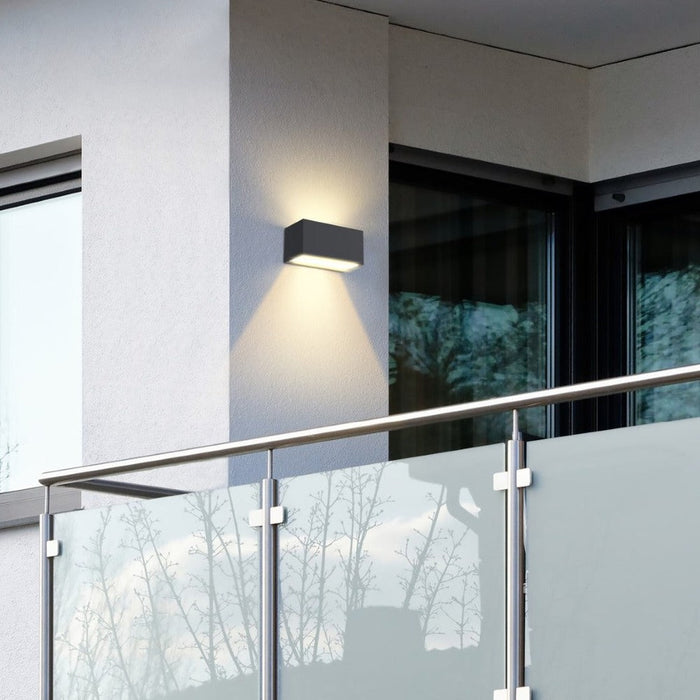 Applique murale solaire haut/bas 1400lm