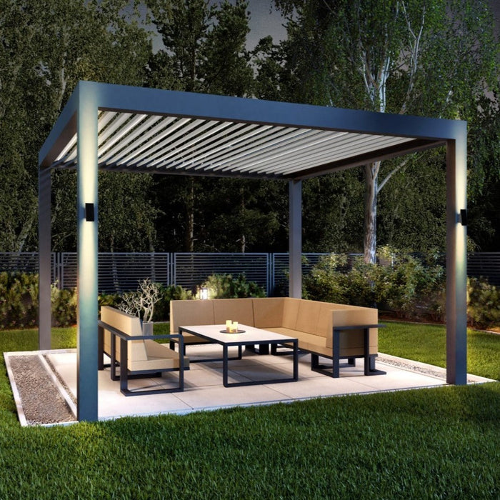 Applique murale solaire haut/bas 700lm (fixe)