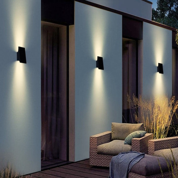 Applique murale solaire haut/bas 700lm (fixe)