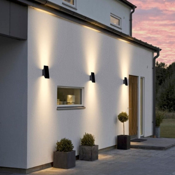 Applique murale solaire haut/bas 700lm (fixe)