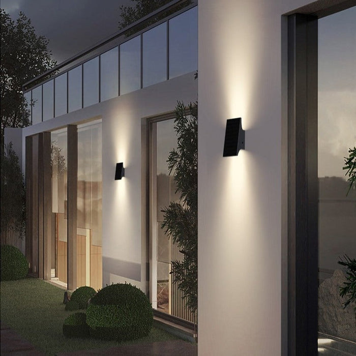 Applique murale solaire haut/bas 700lm (fixe)